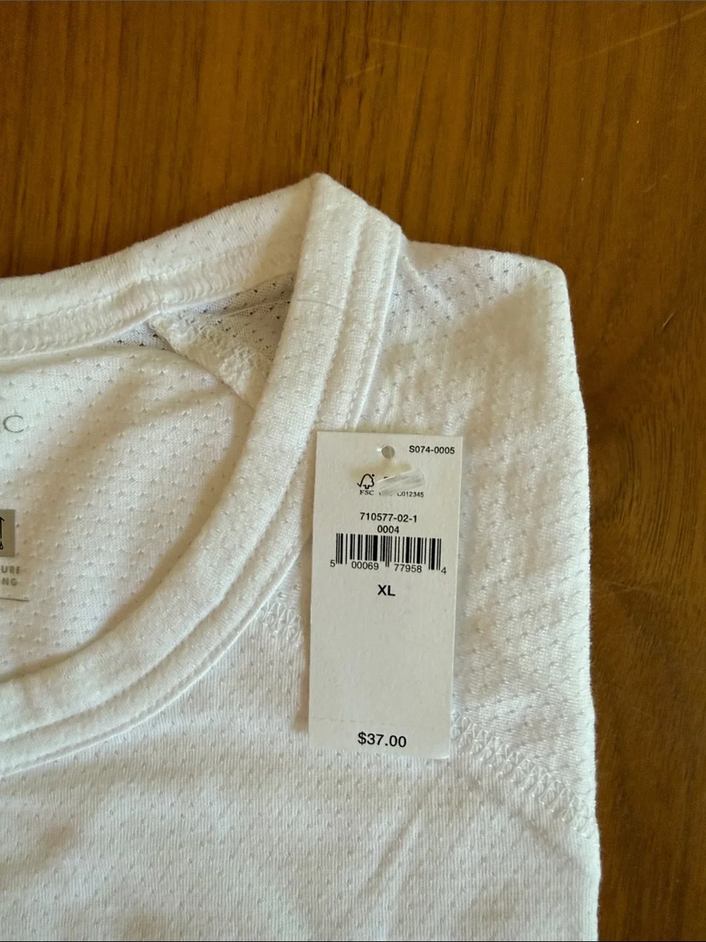 Banana Republic White Short Sleeve Crew Neck Tee
